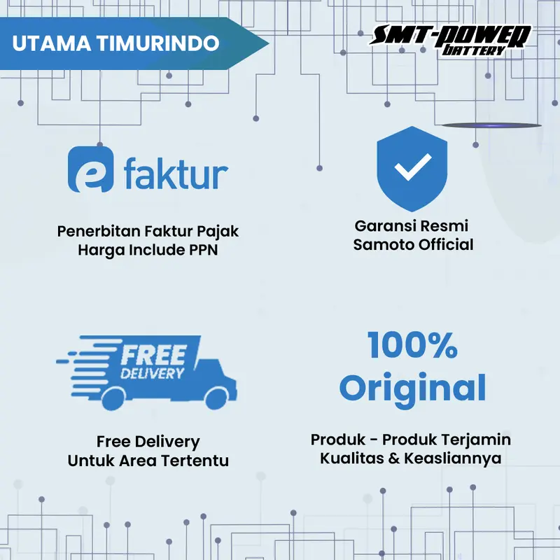 BATTERY / AKI KERING 12V 12AH 2HR SMT 6-DZF-12 5