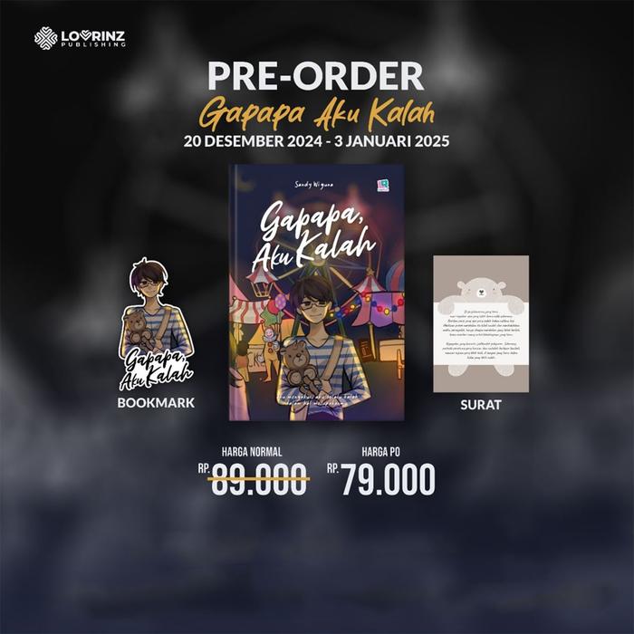 Gambar pree order - buku self improvement - gapapa,aku kalah by sandy wiguna - bumifiksi dari Bumifiksimedan001 Kota Medan Tokopedia