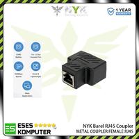 Gambar Barel NYK RJ45 Double Metal Coupler Female RJ45 dari ESES Komputer Kota Bandung 1 Tokopedia