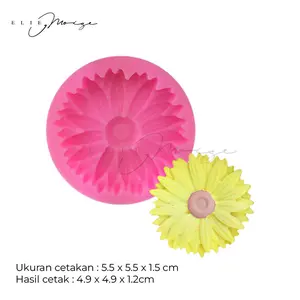 Cetakan bunga bacardi krisan - Chrysanthemum - chrysant Silicone Candle Mold Aromatherapy Soap