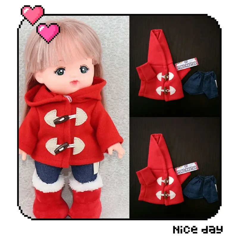 baju boneka impor baju exo 15cm -30cm baju boneka mellchan mell