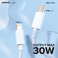 Gambar HIPPO ELITE CABLE CHARGING ORI 30W C TO L WHITE NEW KABEL dari Hippo Official Yogyakarta Kota Yogyakarta 5 Tokopedia
