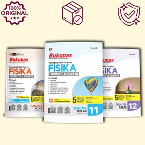 Bukupas Fisika SMA Kelas 10 / Kelas 11 / Kelas 12 (Latihan Soal - Penuntun Penyelesaian - Soal HOTS)