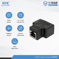 Gambar Barel NYK RJ45 Double Metal Coupler Female RJ45 dari ESES Komputer Kota Bandung 2 Tokopedia