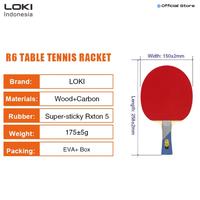 Gambar LOKI R SERIES 6 Carbon Pingpong bat - Table tennis racket dari LOKI INDONESA Kota Administrasi Jakarta Barat 3 Tokopedia