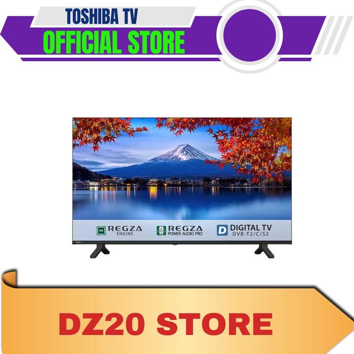 Gambar TOSHIBA LED DIGITAL TV 32S25KP 32INCH HD READY 32S25 dari Dz20 Store Kota Bekasi Tokopedia