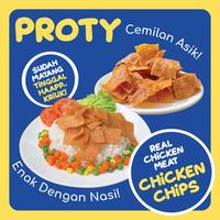 Gambar Anak Susah / Tidak Mau Makan? PROTY Chicken Chips Ori(2pcs)+RumputLaut(1pcs) - Non MSG dan pengawet dari PROTY Official Store Kota Administrasi Jakarta Barat 5 Tokopedia