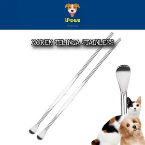 KOREK TELINGA STAINLESS - Alat Untuk Membersihkan Kotoran Telinga Hewan Anjing dan Kucing