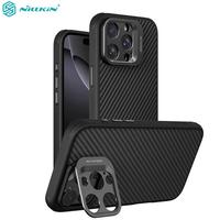 Gambar Nillkin CarboProp Aramid Case iPhone 16 Pro Max - for iPhone 16 ProMax - Camshield Mag Magsafe for Magnetic Magnet Holder Carbon Casing Cover Stand Kickstand Shock Proof Original dari Logay Acc Kota Bandung 1 Tokopedia