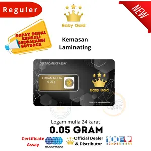 Logam Mulia BABY GOLD Emas Murni Mini 0.05 gram