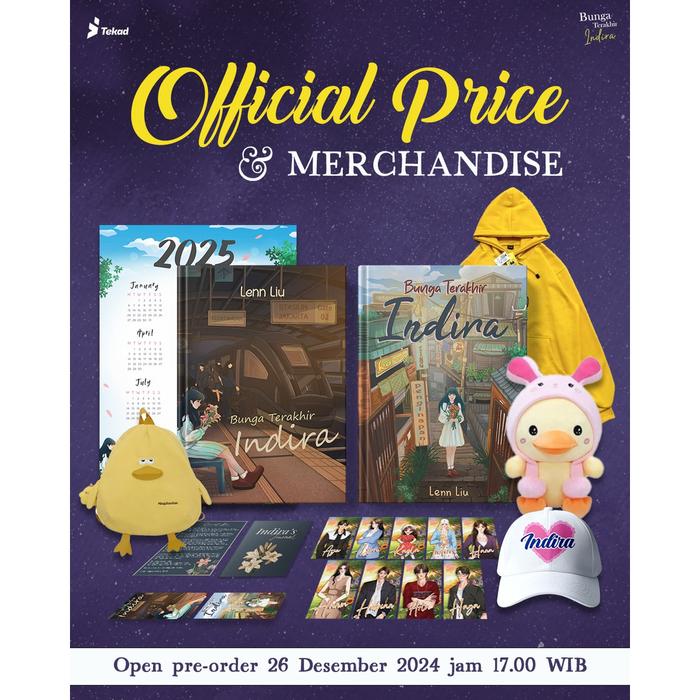 Gambar PREE ORDER - BUKU NOVEL - BUNGA TERAKHIR INDIRA BY LENN LIU - BUMIFIKSI dari Bumifiksimedan001 Kota Medan Tokopedia