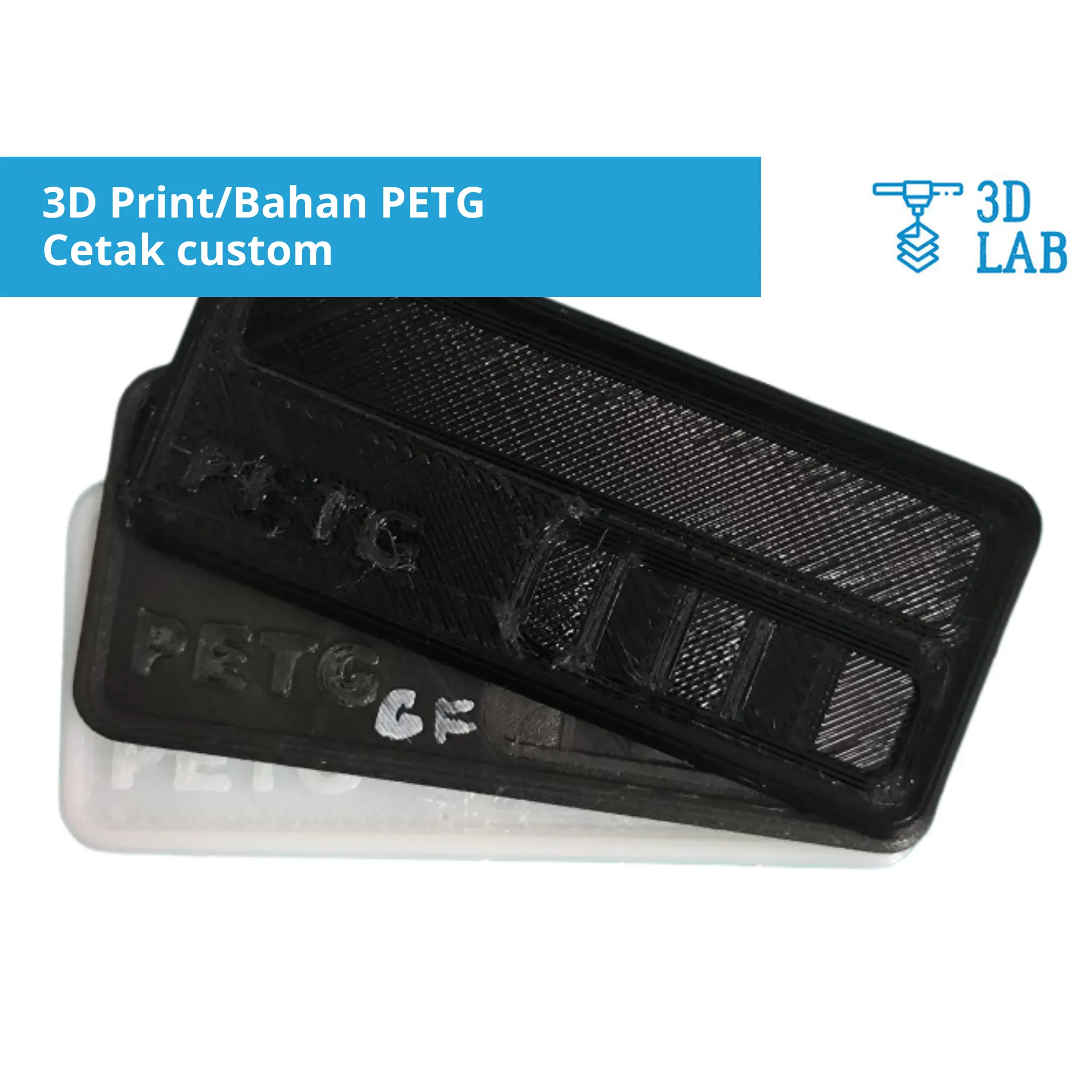 3D print / Bahan PETG / Cetak custom