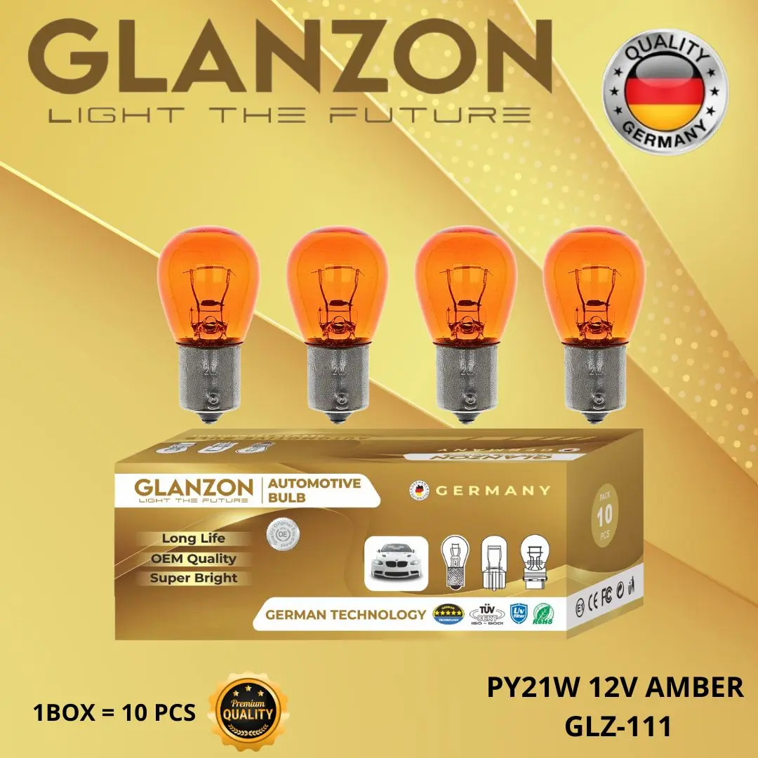 BOHLAM SEIN MOBIL - BOHLAM PY21W 12V KAKI 1 AMBER ORIGINAL IMS