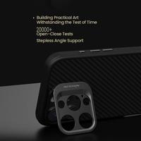 Gambar Nillkin CarboProp Aramid Case iPhone 16 Pro Max - for iPhone 16 ProMax - Camshield Mag Magsafe for Magnetic Magnet Holder Carbon Casing Cover Stand Kickstand Shock Proof Original dari Logay Acc Kota Bandung 5 Tokopedia