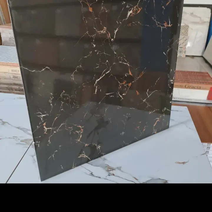 keramik 50x50 hiram marble glossy MANDEVILLA NERO