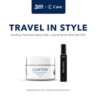 Gambar SMITH MEN SUPPLY x CAVE - Bundling Travel Size Clayton 30gr + Eau de Parfum Wild Side 15ml Pomade Pria Rambut Lepek dari Smith Men Supply Kota Administrasi Jakarta Selatan 1 Tokopedia