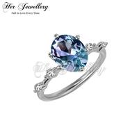 Gambar [ Alexandrite Collection ] Classic Oval Alexandrite Ring - Cincin Alexandrite S925 by Her Jewellery - Rose Gold, 6 dari Her Jewellery Kota Administrasi Jakarta Pusat 1 Tokopedia