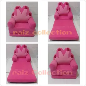 sofa lipat anak (3 lipat) princess maksimal usia 3-4th