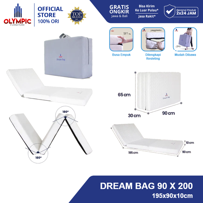 Gambar Olympic Kasur Lipat / Kasur Busa / DREAM BAG dari Olympic Furniture Indonesia Kota Surabaya Tokopedia