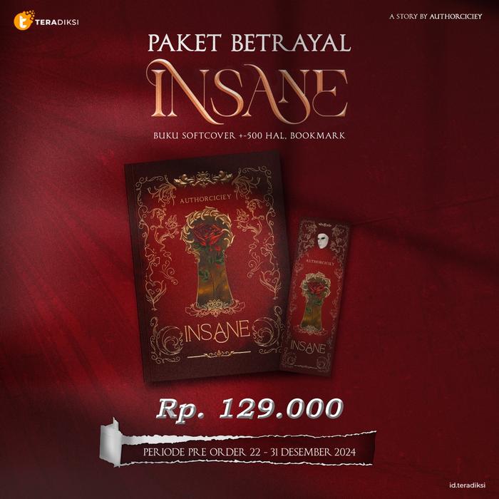 Gambar PRE ORDER - Buku Novel - Insane - Authorciciey - Teradiski - Bumifiksi dari BumifiksiJogjakarta Kab. Sleman 5 Tokopedia