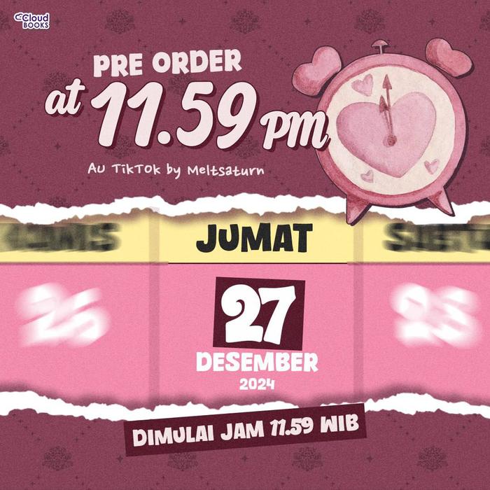 Gambar Pre Order - Buku Novel At 11.59 PM - R. Saras - Cloud Books - Bumifiksi dari Bumifiksimedan001 Kota Medan Tokopedia
