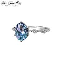 Gambar [ Alexandrite Collection ] Classic Oval Alexandrite Ring - Cincin Alexandrite S925 by Her Jewellery - Rose Gold, 6 dari Her Jewellery Kota Administrasi Jakarta Pusat 4 Tokopedia