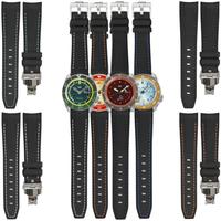 Gambar Tali Jam Tangan 22mm Rubber Strap Curved End and Line Stitch 8078.22 - 8078.22 HJ dari Watch Band N strap Kota Surabaya 1 Tokopedia