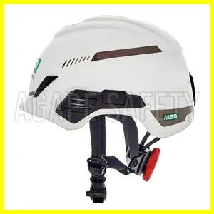 Safety Helmet Climbing MSA V-GARD H1 Trivent Putih Fastrack SNI