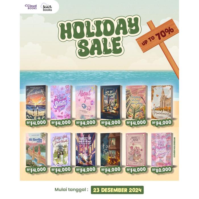 Gambar PROMO HOLIDAY SALE DISC UP TO 70 % CLOUDSBOOK - BUMI FIKSI dari Bumifiksimedan001 Kota Medan Tokopedia