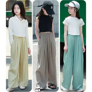 lisyagirl-Celana Kulot Tren Anak Perempuan 4-15Tahun Model Terbaru / Celana Kulot Bahan Premium Celana lebar dan celana panjang anak perempuan