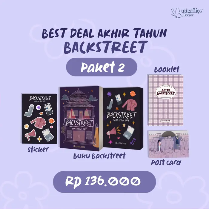 Gambar BEST DEAL - Buku Novel - Backstreet Sama Ketua BEM - Rlunights - Butterflies - Bumifiksi - OPEN PO 24 DES dari BumifiksiJogjakarta Kab. Sleman 5 Tokopedia