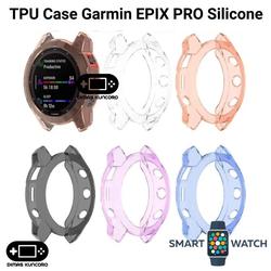 KeeFos Cover Compatibile con Garmin Epix Gen 2, Morbida TPU Pellicola Protettiva Custodia, Resistente Antigraffio Case per Garmin Epix Gen 2 (Trasparente