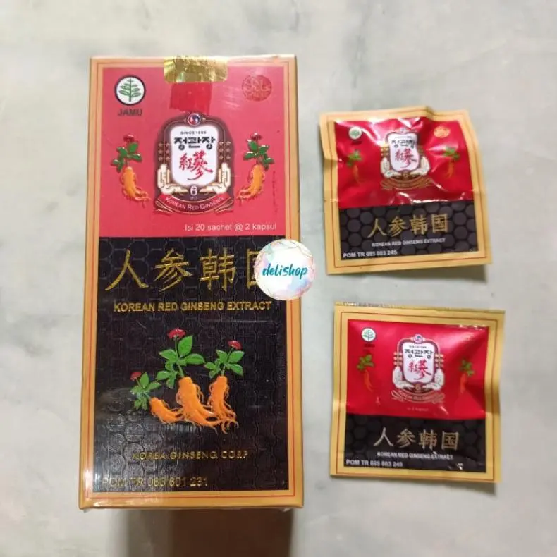 Korean Red Ginseng Extract Kapsul Original 100% Bergaransi 0