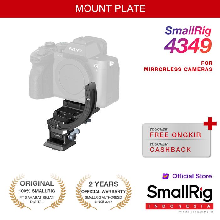 Gambar SmallRig Horizontal-to-Vertical Mount Plate Kit for Mirrorless Cameras 4349 dari Smallrig Indonesia Kota Administrasi Jakarta Pusat Tokopedia