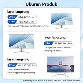 Product Introduction of MA Komputer All-in-One Terbaru HD Super Tipis Intel Core i3/i5 Untuk Rumah, Belajar, Kantor, dan Hiburan - 19/22/24 Inci Gratis Mouse + Keyboard，Cocok untuk desain, rumah, hiburan, kantor Kemasan Kayu & Garansi Garansi 1 Tahun 0