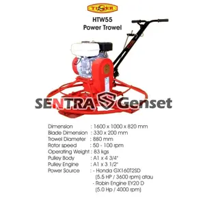 Mesin trowel tiger tanpa engine