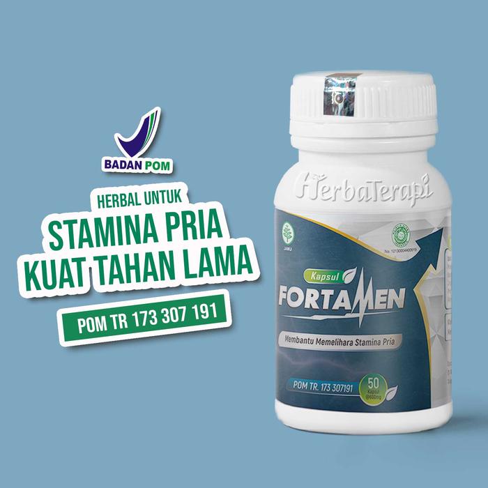 Gambar fortamen obat stamina kuat pria bpom dari Herbal.manjur01 Kab. Kudus Tokopedia