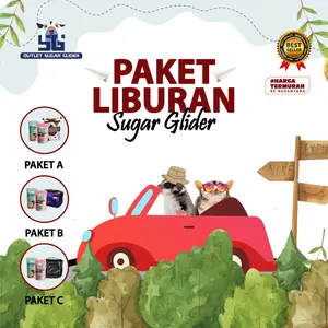Paket Liburan / Paket Jalan Jalan Sugar Glider, Hamster