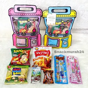 SET Hampers Claw 02 Bingkisan Ulang Tahun READY SELALU Tas Ziplock Souvenir Snack Makanan Ringan Anak Anak dengan Mainan Sudah Termasuk Isi Nya