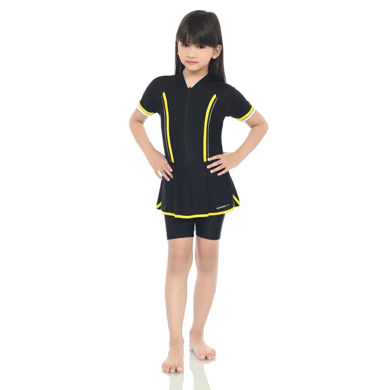 BAJU RENANG ANAK PEREMPUAN ONE SET 5-16 TAHUN REMAJA ABG BAJU RENANG DIVING ROK WANITA 3