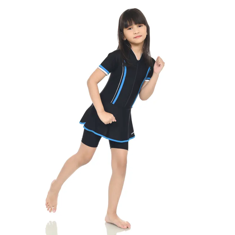 BAJU RENANG ANAK PEREMPUAN ONE SET 5-16 TAHUN REMAJA ABG BAJU RENANG DIVING ROK WANITA 1