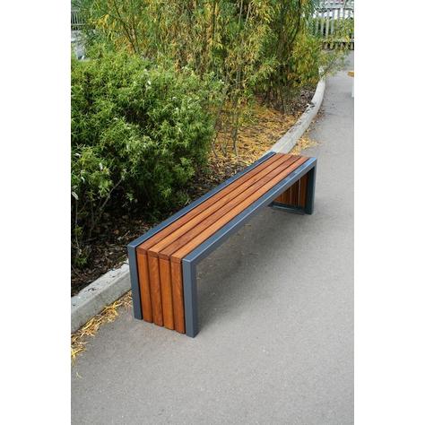 Product Introduction of Bangku Panjang Outdoor Kayu Solid Kaki besi Bangku Panjang Taman Garden Bench Ruang Tunggu Antrian 0