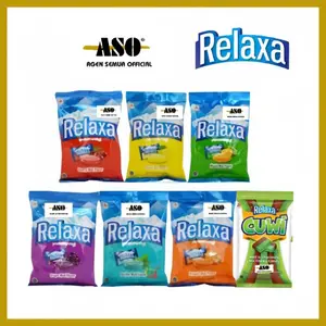 permen RELAXA ALL VARIANT 125g ( ISI 50 ) PROMO !!!