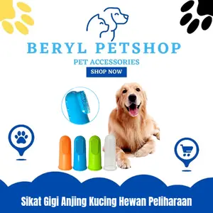 Sikat Gigi Hewan| Sikat Gigi Anjing Dan Kucing| Sikat Gigi Jari Hewan Peliharaan