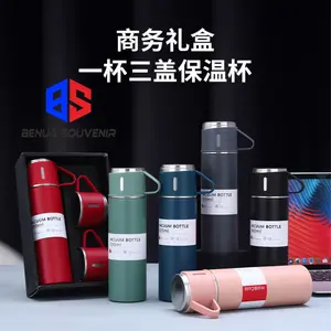 TERMOS SULTAN SET CANGKIR VACUUM FLASK 500ML STAINLESS - TERMURAH