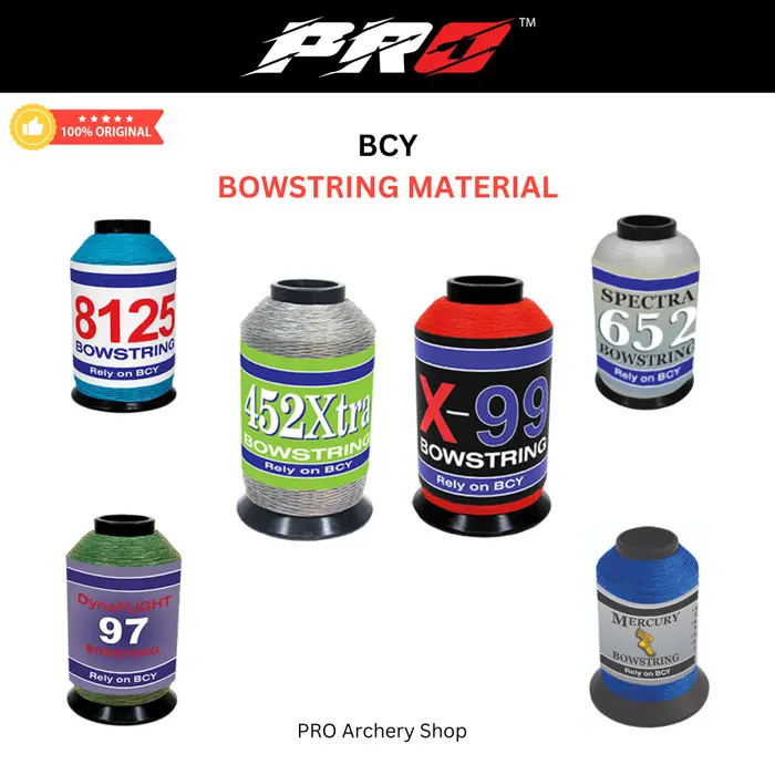 BCY BAHAN TALI BUSUR METERAN | STRING MATERIAL BCY | STRING BCY X99 / 8125 /  652 SPECTRA / 452Xtra / 452X / MERCURY DYNAFLIGHT 97 - BROWNELL FAST FLIGHT - PANAHAN ORIGINAL