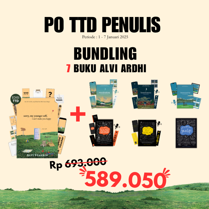 Gambar BUNDLING SEMUA BUKU ALVI ARDHI (7 BUKU) [TTD PNULIS + TULIS NAMA] [ORIGINAL 100%] dari Alvi Ardhi Store Kota Tangerang Selatan Tokopedia