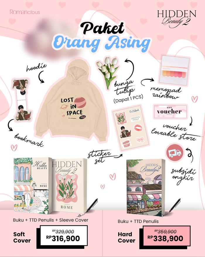 Gambar PRE ORDER - Buku Novel - Hidden Beauty 2 - Rome.delcusie - Loveable - Bumifiksi dari BumifiksiJogjakarta Kab. Sleman 4 Tokopedia