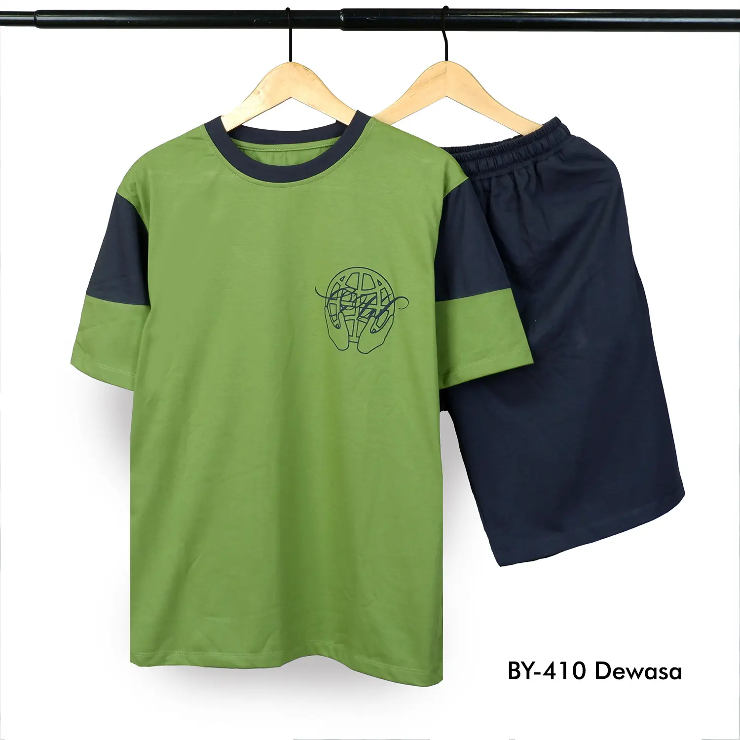 Setelan Dewasa Laki laki Baju Tidur Dewasa Laki laki F 202 LD 115-120cm