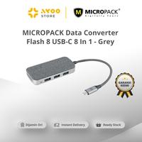 Gambar MICROPACK Data Converter Flash 8 USB-C 8 In 1 - Grey [MDC-8-GY] dari AYOO STORE ID Kota Administrasi Jakarta Utara 2 Tokopedia